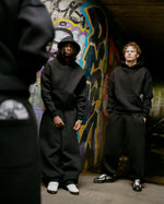 Disc Hoodie Black [630GSM]