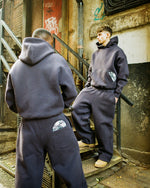 DISC BAGGY JOGGERS NAVY [630GSM]