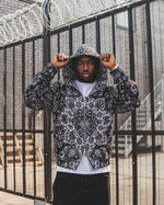 BLAZE Tapestry Zip-Up Hoodie