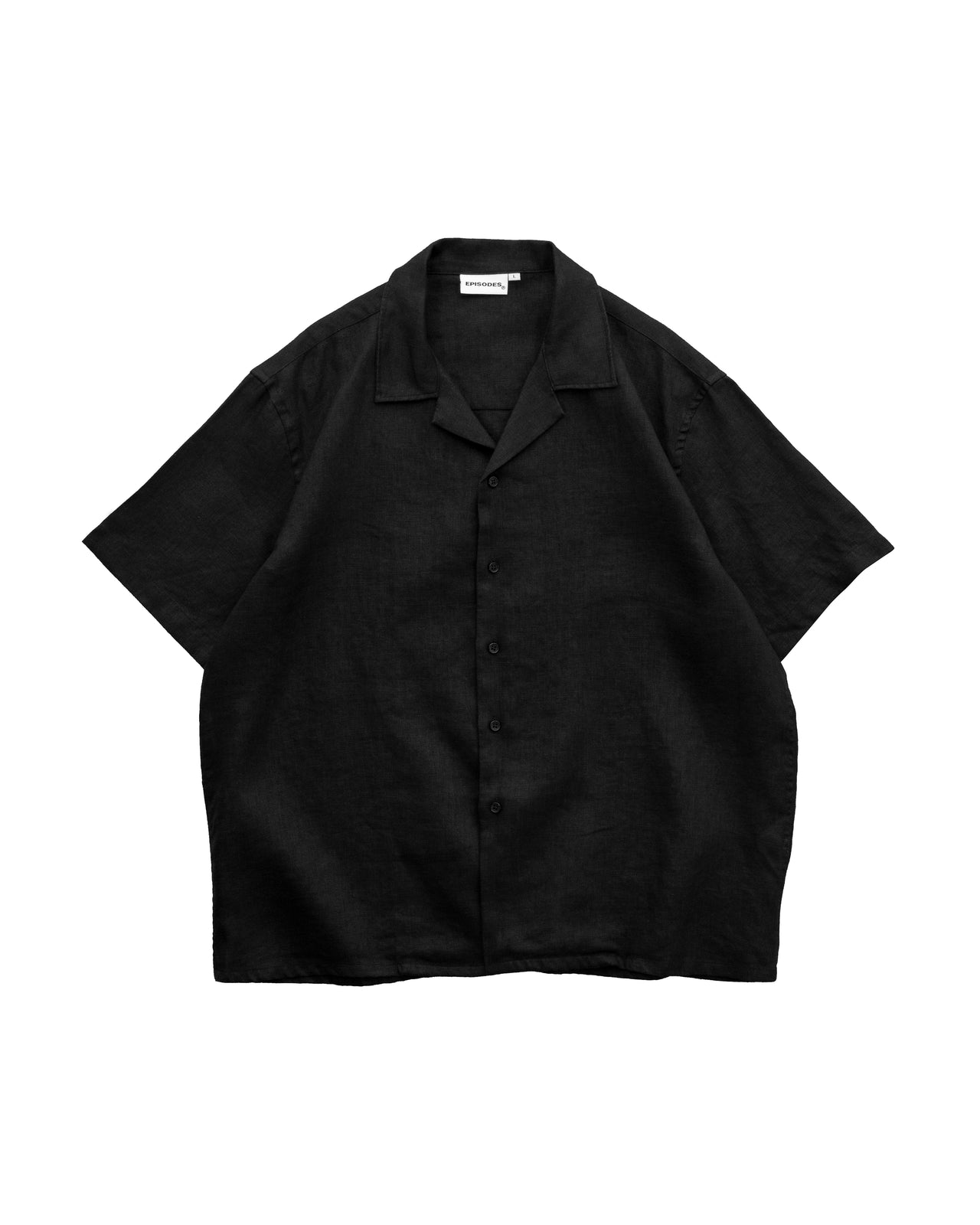 Episodes Black Linen Shirt