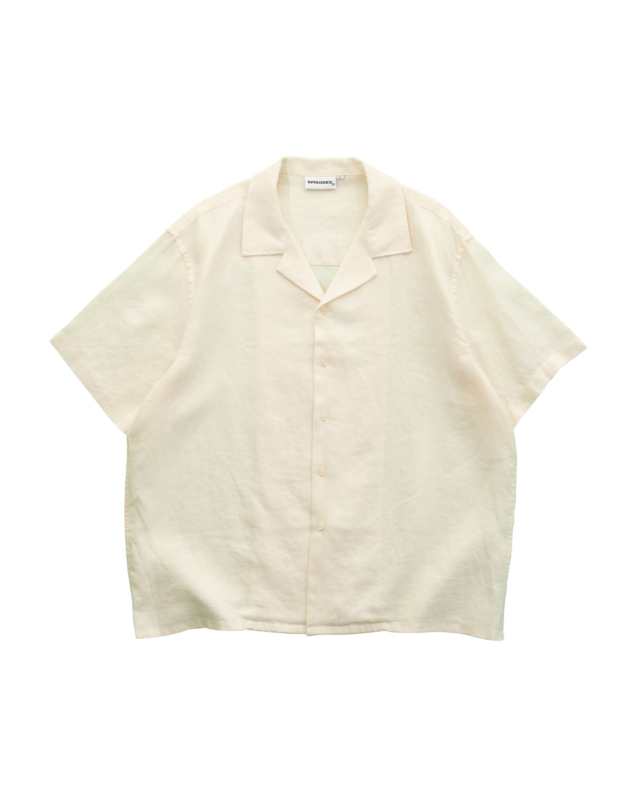 Episodes Cream Linen Shirt