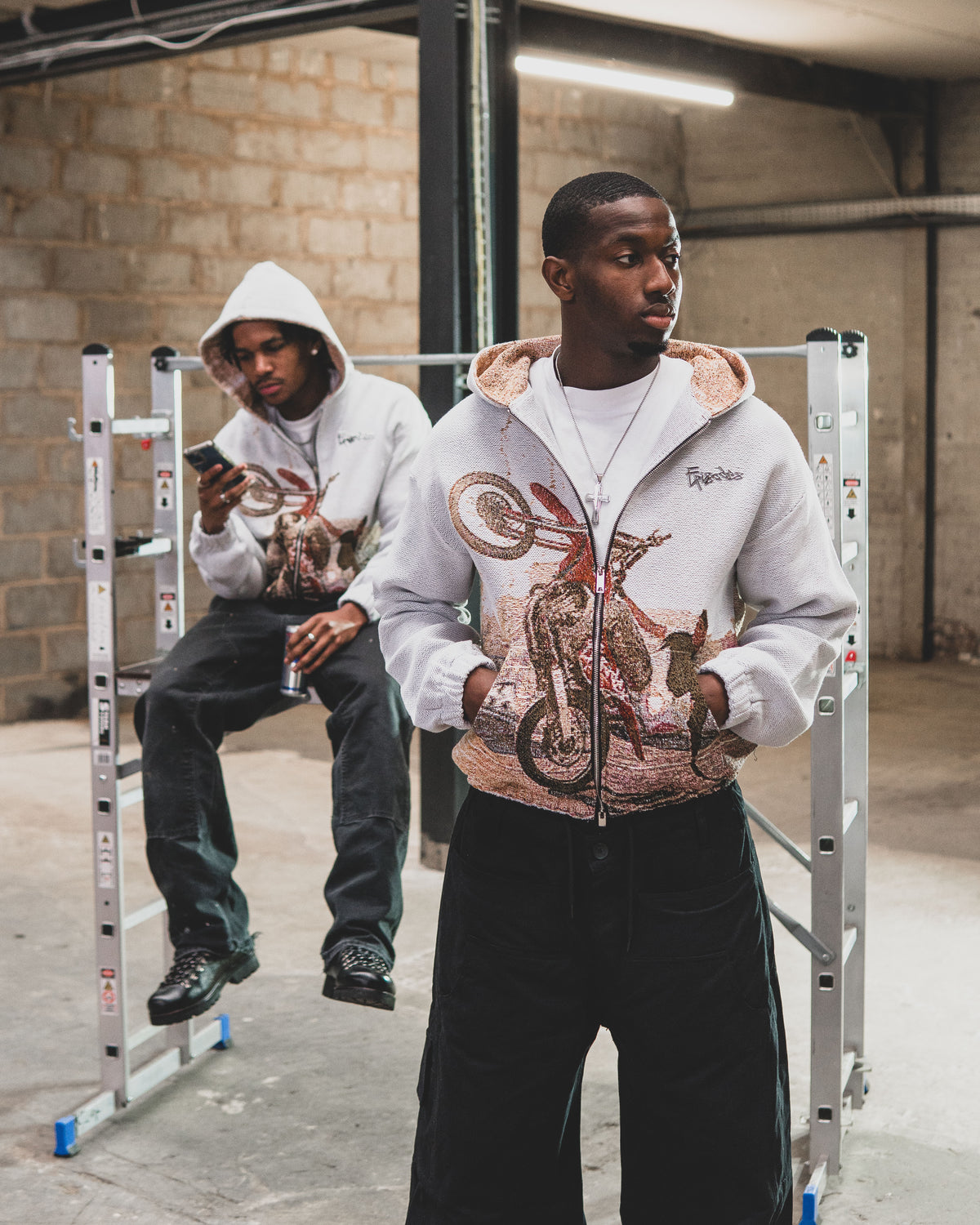 Ep Zipper WHEEL UP Tapestry Zip-Up Hoodie - The Episodes Project