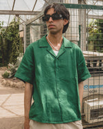 Episodes Green Linen Shirt