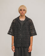 House of Cards Black Lace Shirt