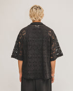 House of Cards Black Lace Shirt
