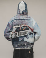 DRIFT Tapestry Zip-Up Hoodie