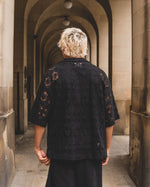 House of Cards Black Lace Shirt