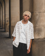 House of Cards White Lace Shirt
