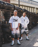 SKYLINE TAPESTRY BAGGY SHORTS