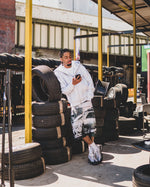 SKYLINE TAPESTRY BAGGY SHORTS