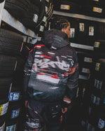 BRAKE-LIGHTS TAPESTRY ZIP-UP HOODIE