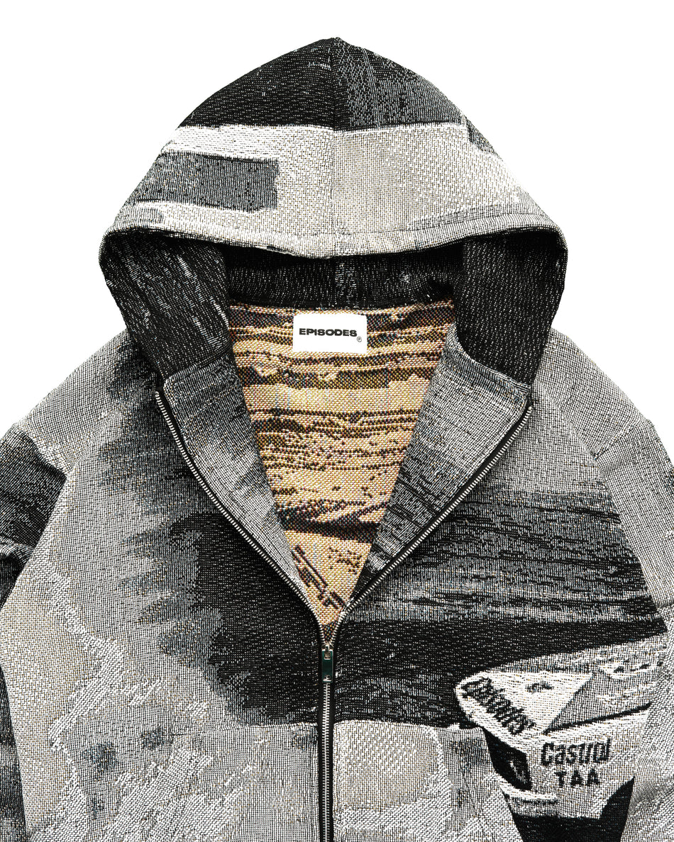DRIFT Tapestry Zip-Up Hoodie MONO - The Episodes Project