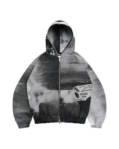 DRIFT TAPESTRY ZIP-UP HOODIE [v2]