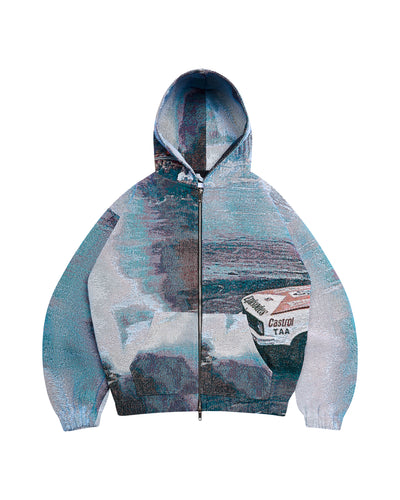 DRIFT TAPESTRY ZIP-UP HOODIE [v2]