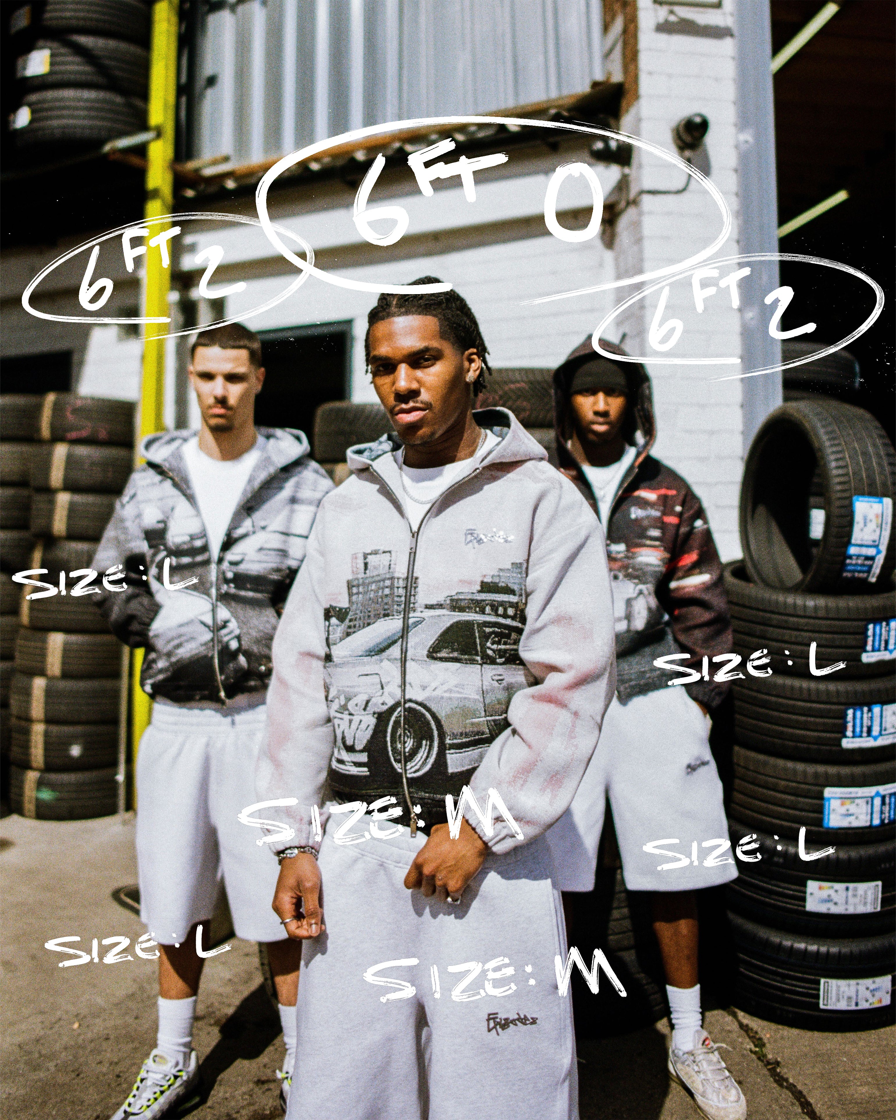 SKYLINE TAPESTRY ZIP-UP HOODIE - The Episodes Project