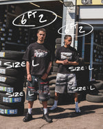 BRAKE-LIGHTS TAPESTRY BAGGY SHORTS