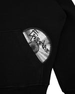 Disc Hoodie Black [630GSM]