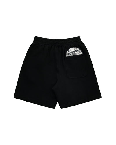 Disc Baggy Shorts Black [630GSM]