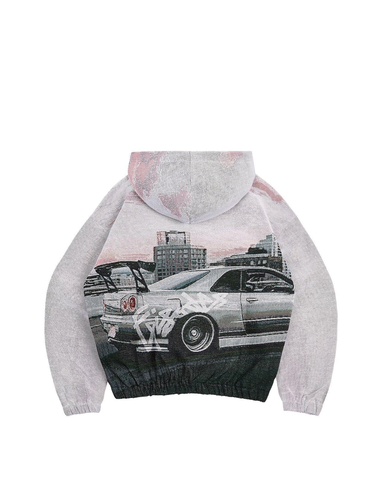 SKYLINE TAPESTRY ZIP-UP HOODIE