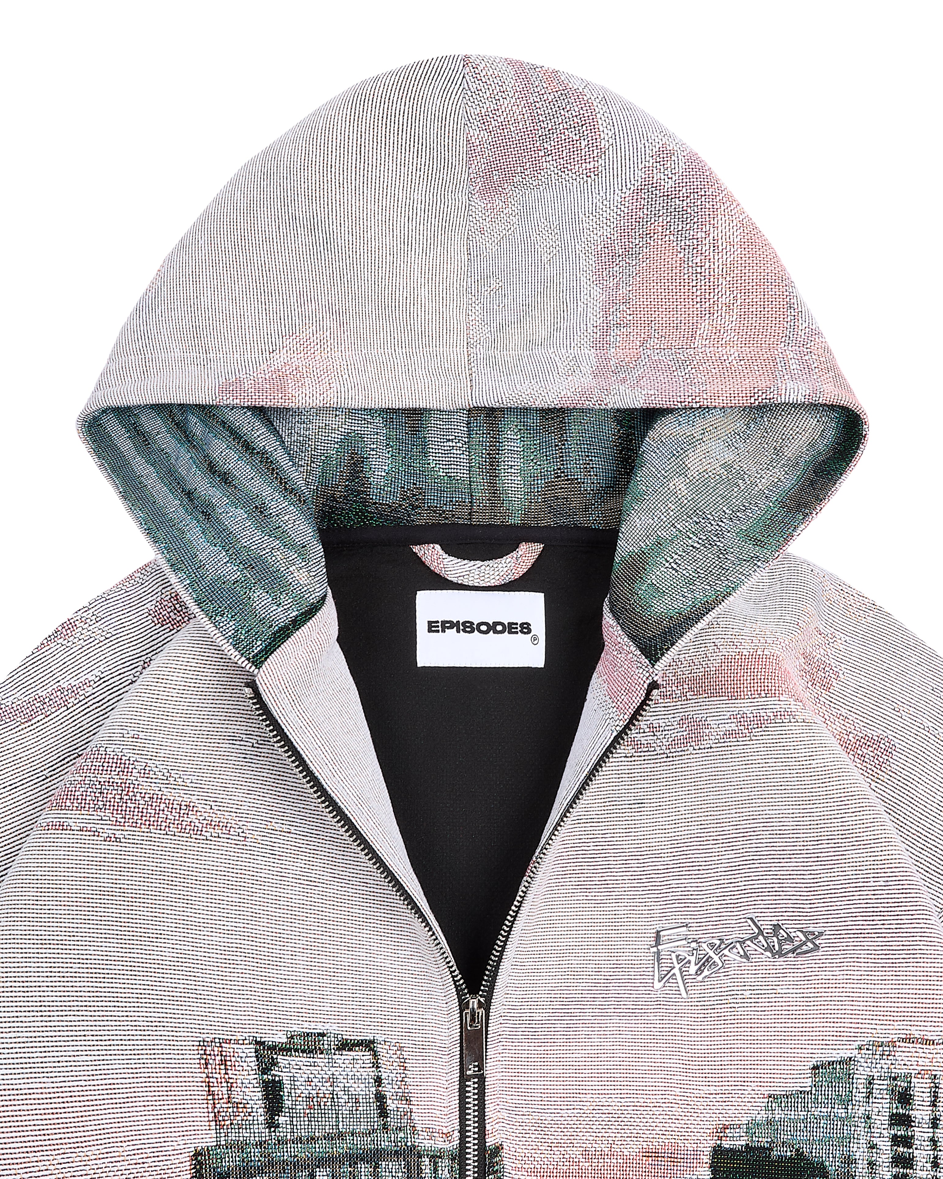 SKYLINE TAPESTRY ZIP-UP HOODIE - The Episodes Project