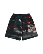 BRAKE-LIGHTS TAPESTRY BAGGY SHORTS