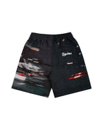 BRAKE-LIGHTS TAPESTRY BAGGY SHORTS