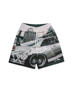 SKYLINE TAPESTRY BAGGY SHORTS