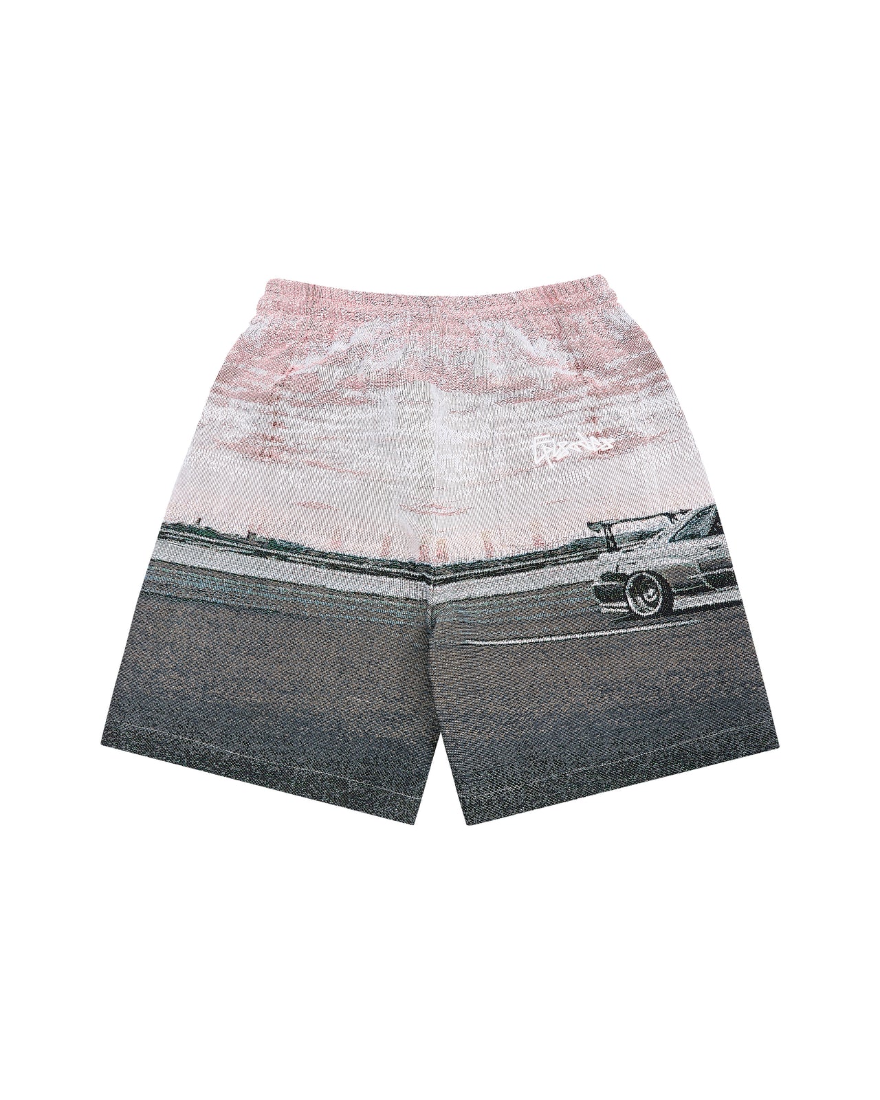 SKYLINE TAPESTRY BAGGY SHORTS