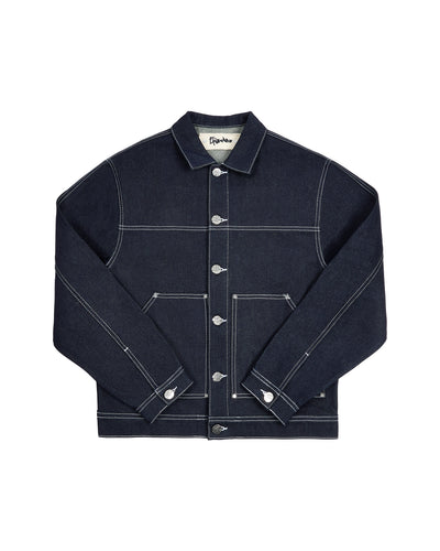 DISC RAW DENIM JACKET [14OZ]