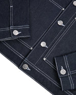 DISC RAW DENIM JACKET [14OZ]