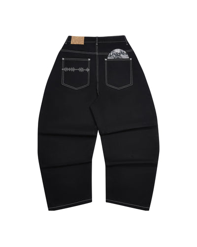 DISC RAW DENIM JEANS [15.5OZ]