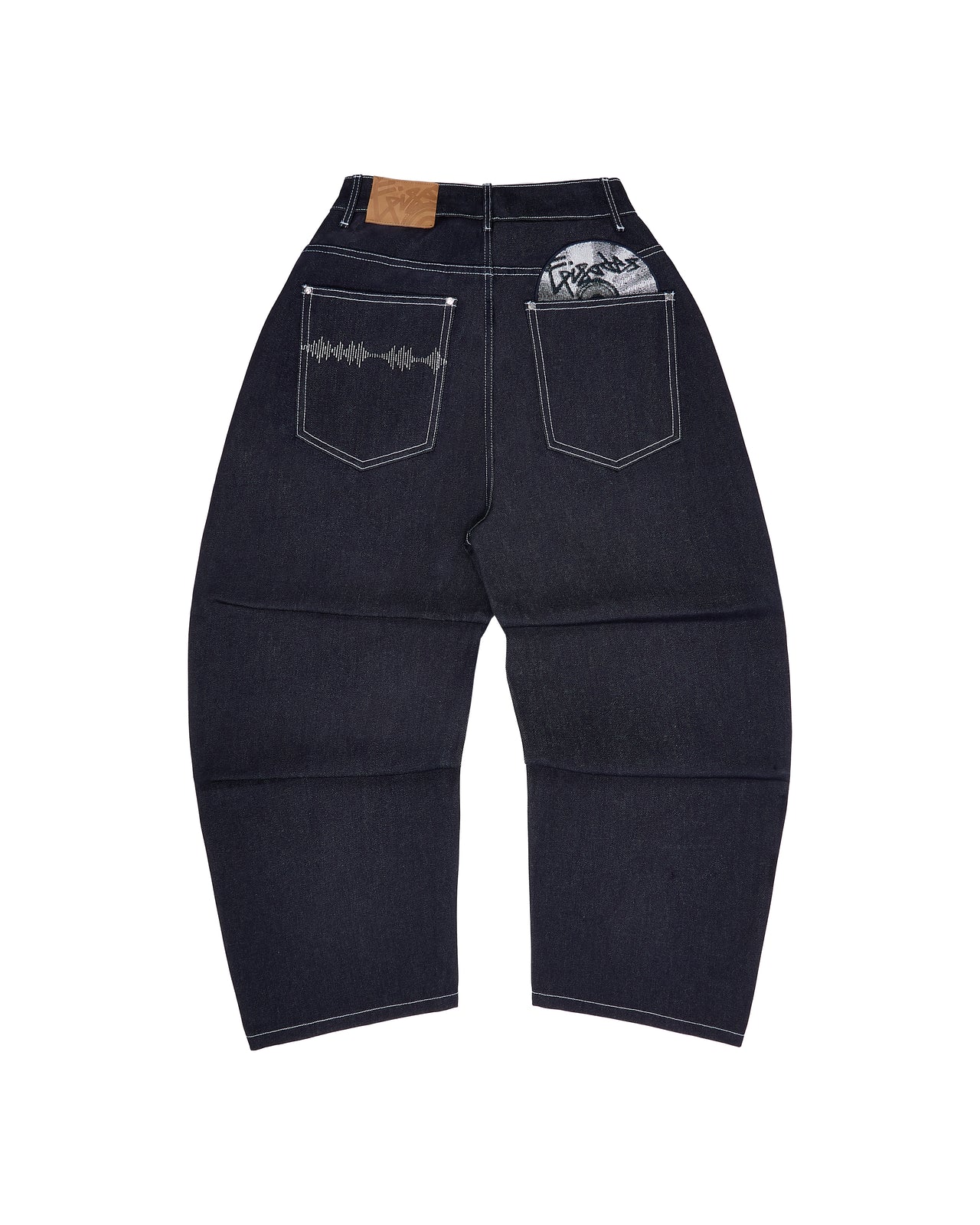 DISC RAW DENIM JEANS [14OZ]