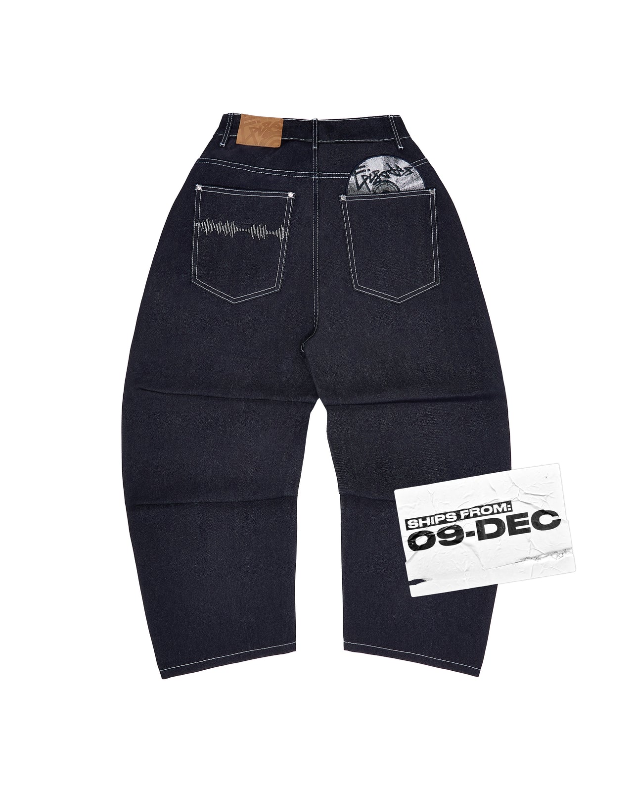 DISC RAW DENIM JEANS [14OZ]