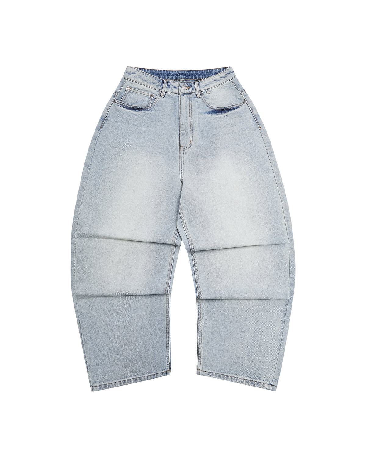 DISC BAGGY DENIM JEANS [14OZ]