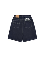 DISC RAW DENIM SHORTS [14OZ]