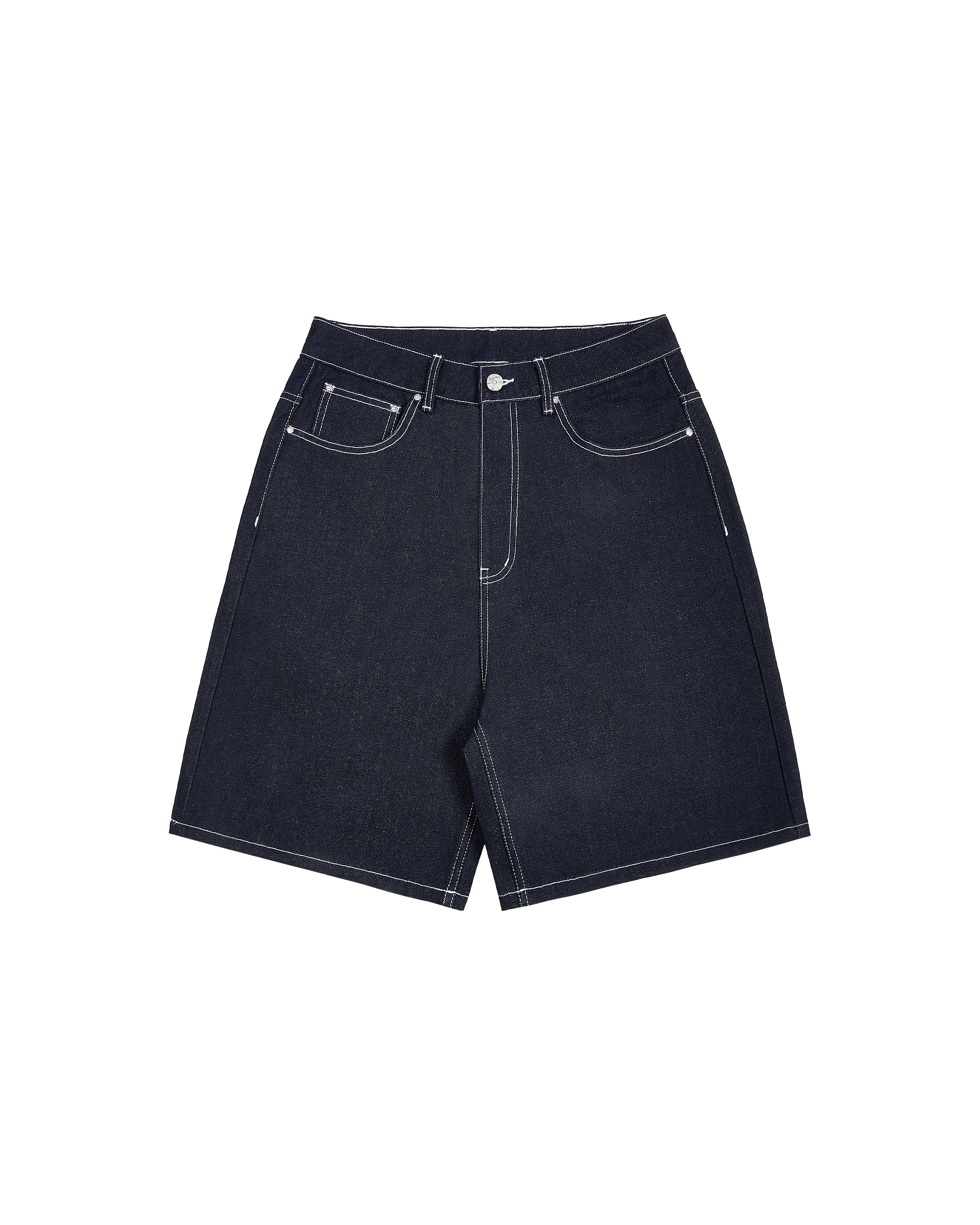 DISC RAW DENIM SHORTS [14OZ] - The Episodes Project