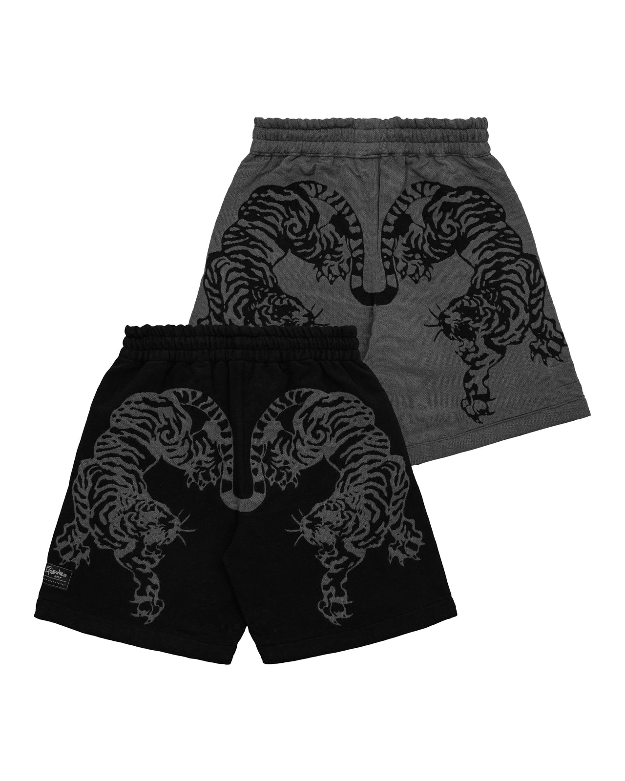 'EARN YOUR STRIPES' REVERSIBLE TAPESTRY SHORTS