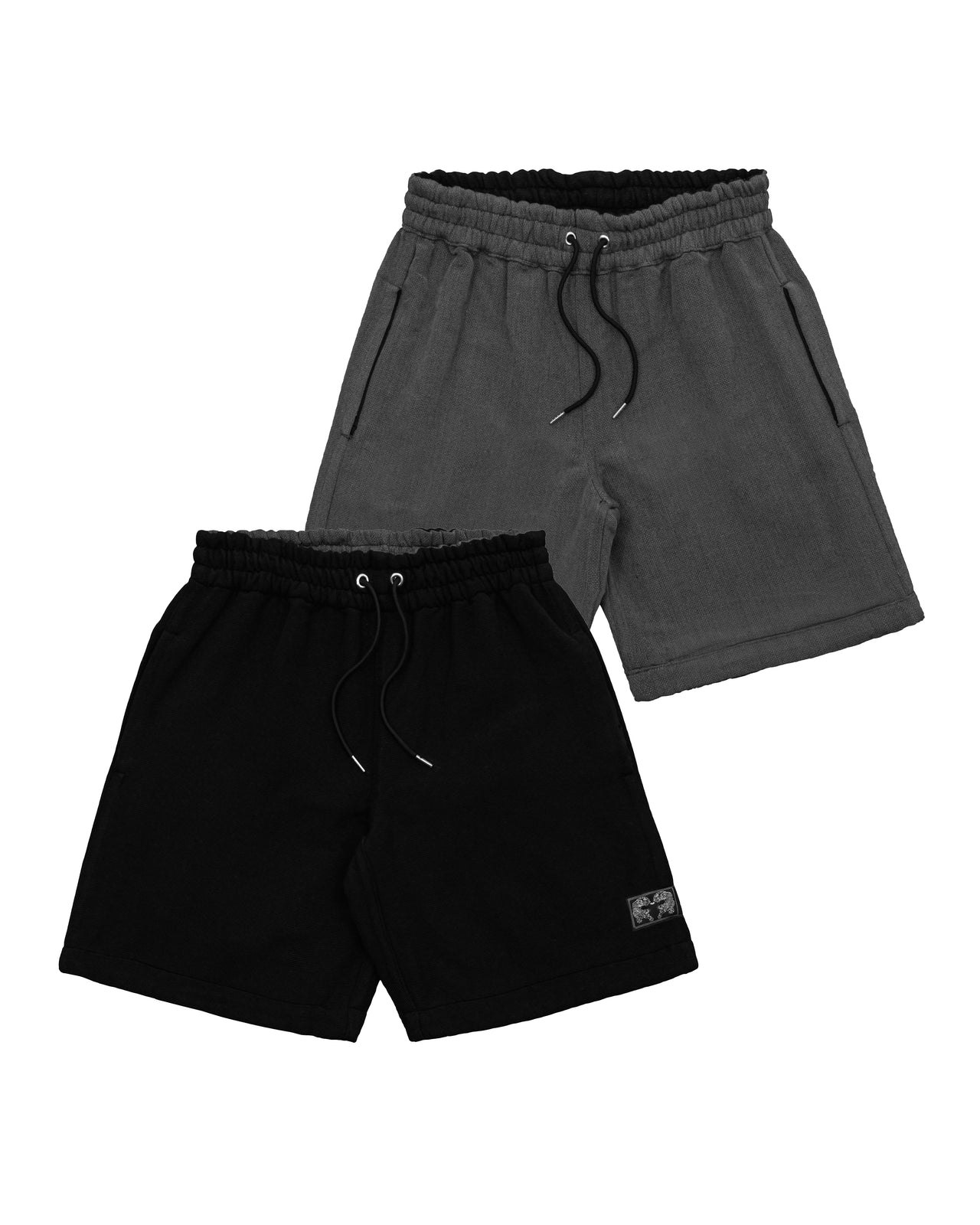 'EARN YOUR STRIPES' REVERSIBLE TAPESTRY SHORTS