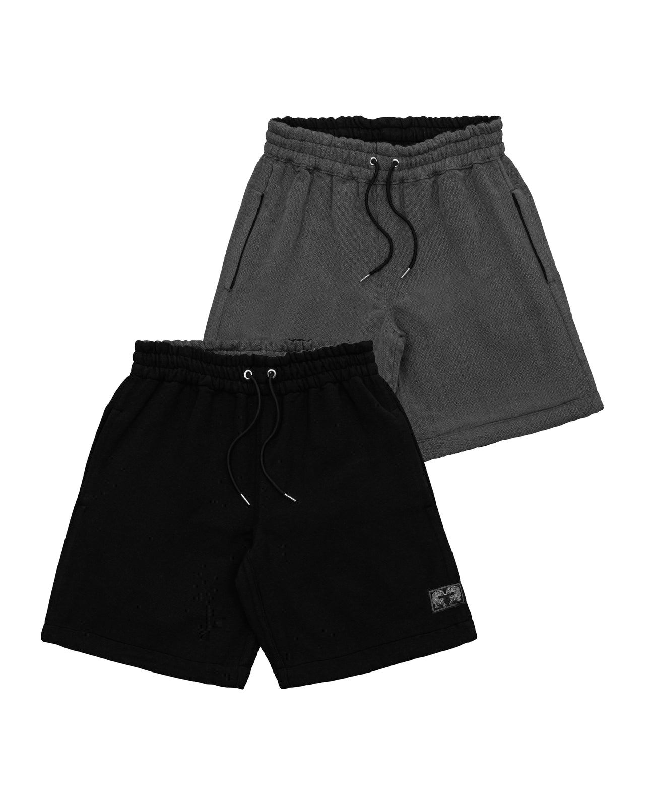 'EARN YOUR STRIPES' REVERSIBLE TAPESTRY SHORTS