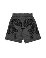 'EARN YOUR STRIPES' REVERSIBLE TAPESTRY SHORTS