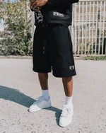 'EARN YOUR STRIPES' REVERSIBLE TAPESTRY SHORTS