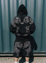 'EARN YOUR STRIPES' TAPESTRY HOODIE