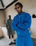 DISC SWEATSHIRT COBALT [630GSM]