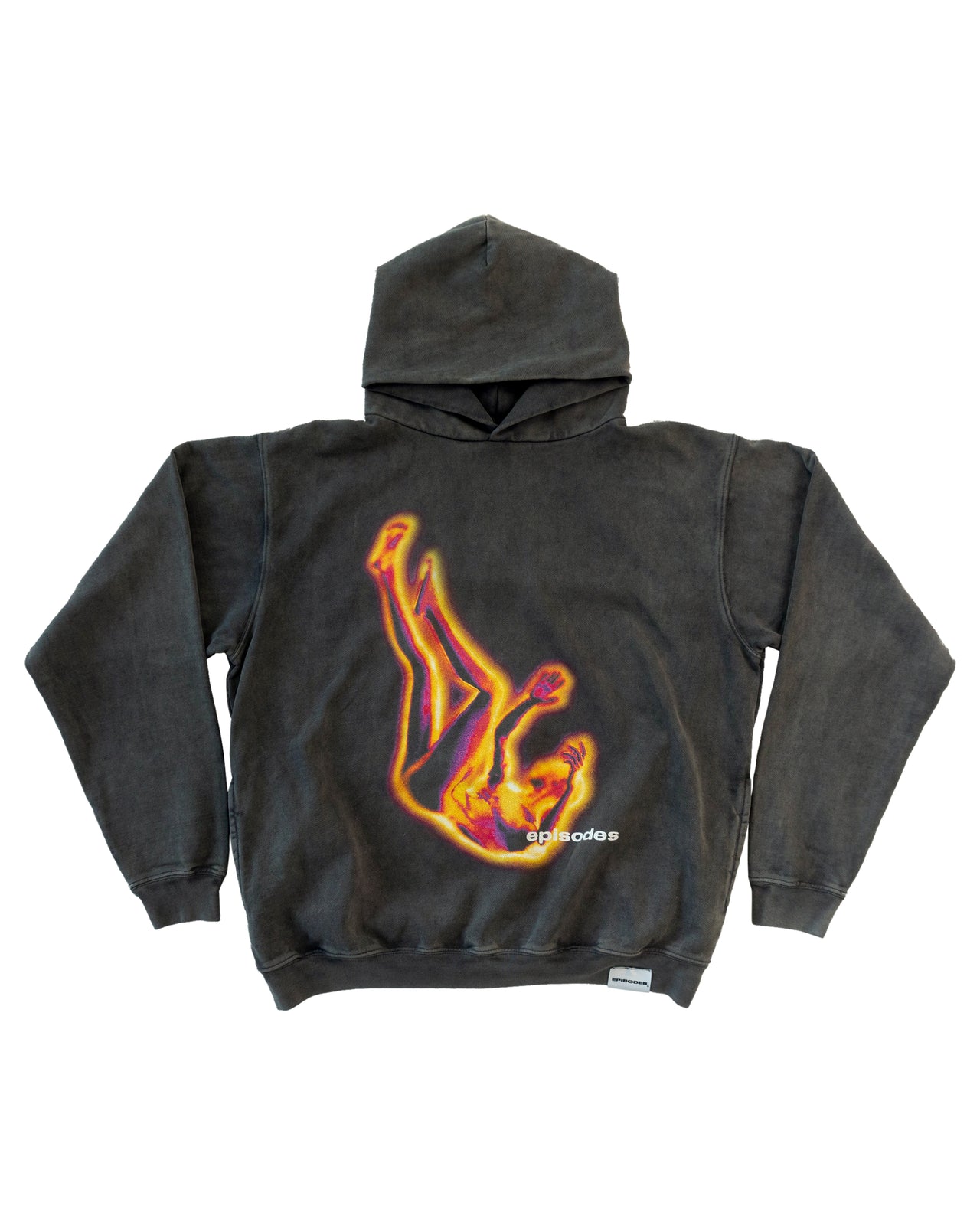 Falling Hoodie Black