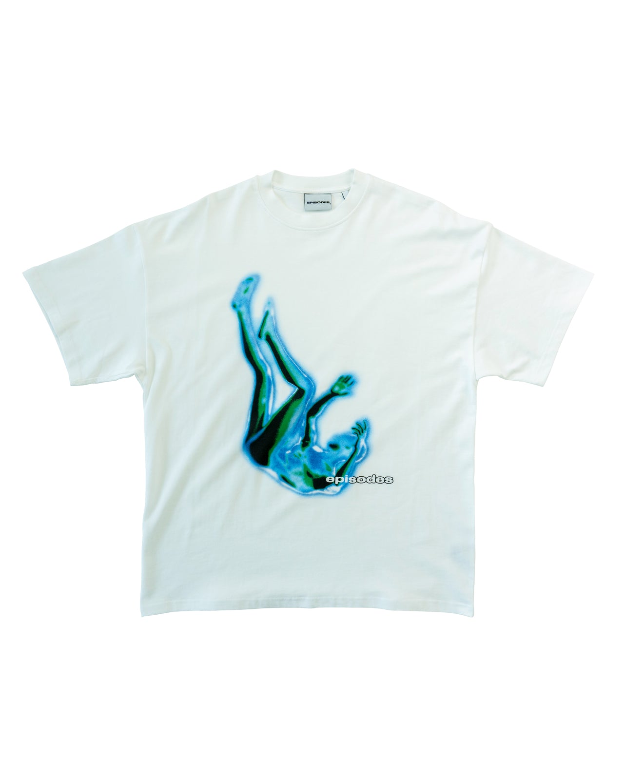 Falling Boxy T White