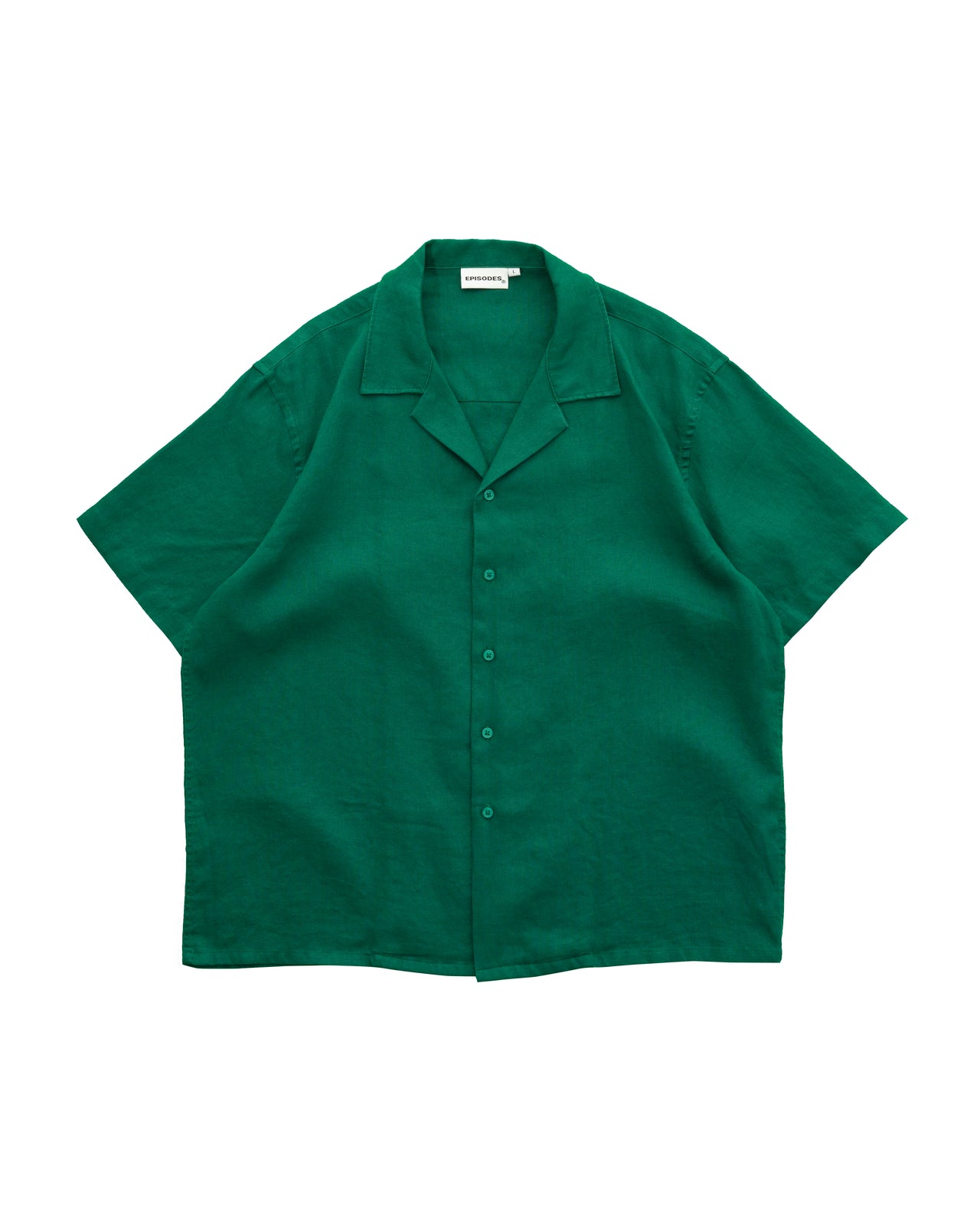 Episodes Green Linen Shirt