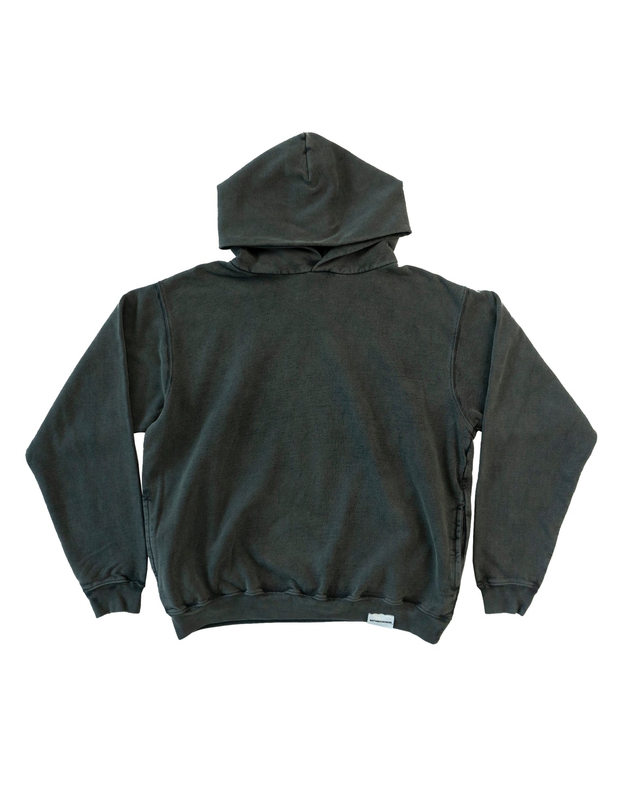 Hand Print Hoodie Black