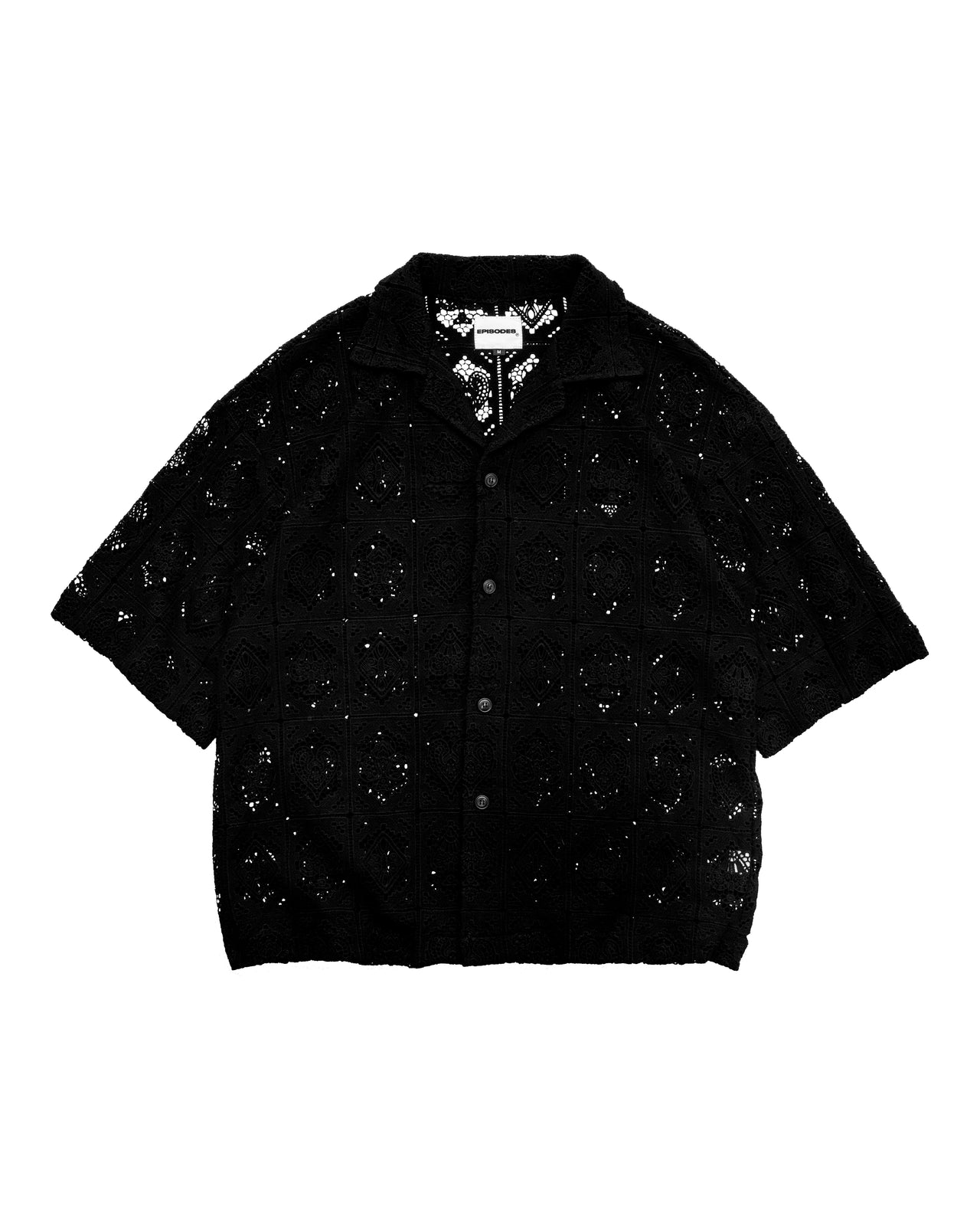 House of Cards Black Lace Shirt