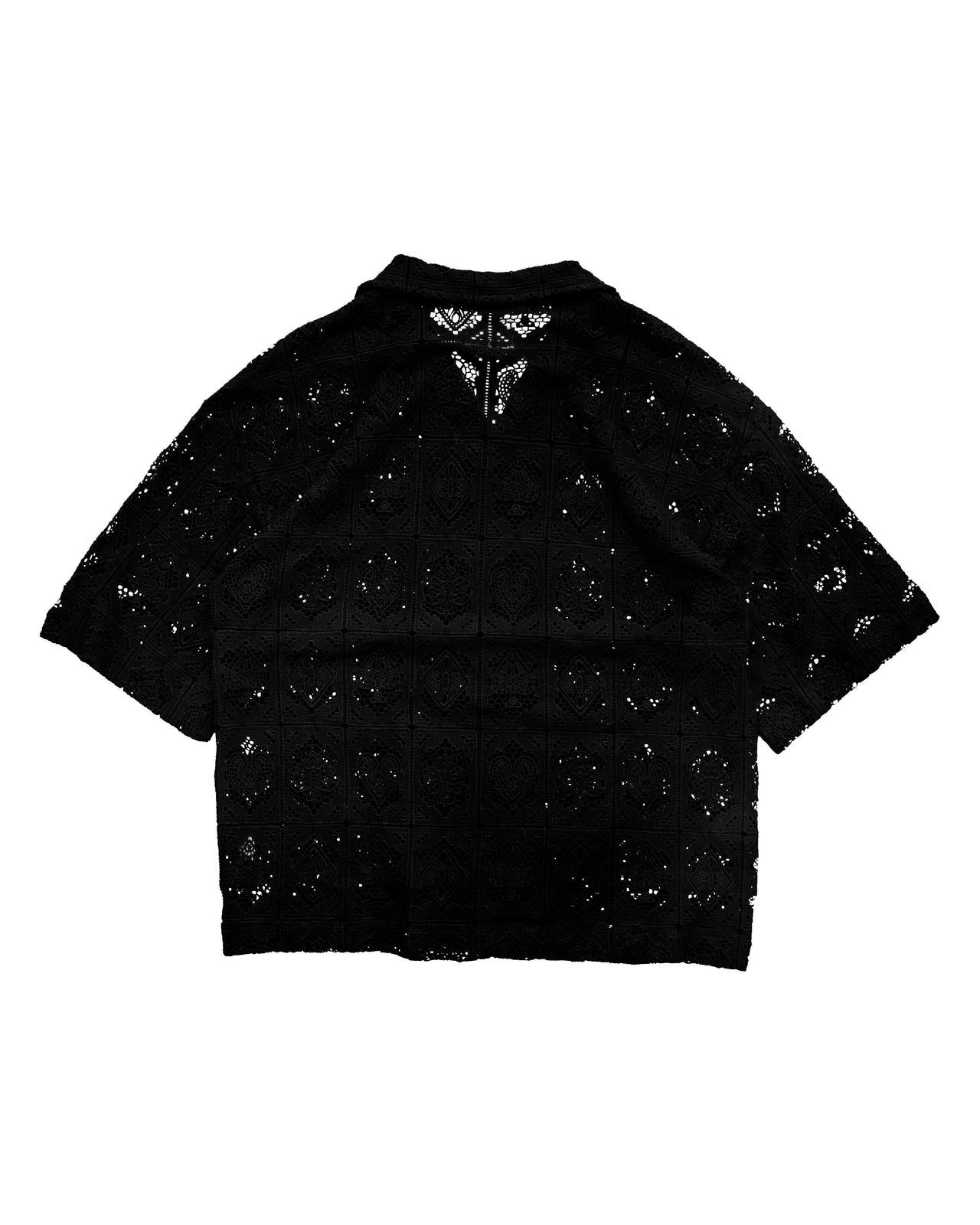 House of Cards Black Lace Shirt