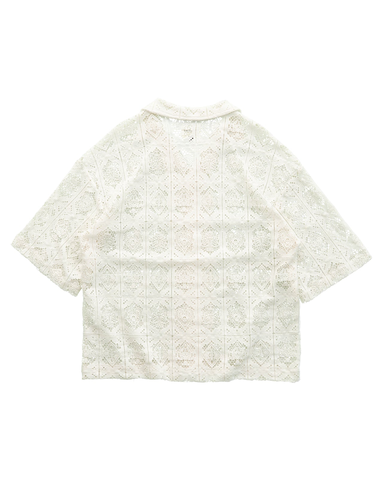 'House of Cards' White Lace Shirt